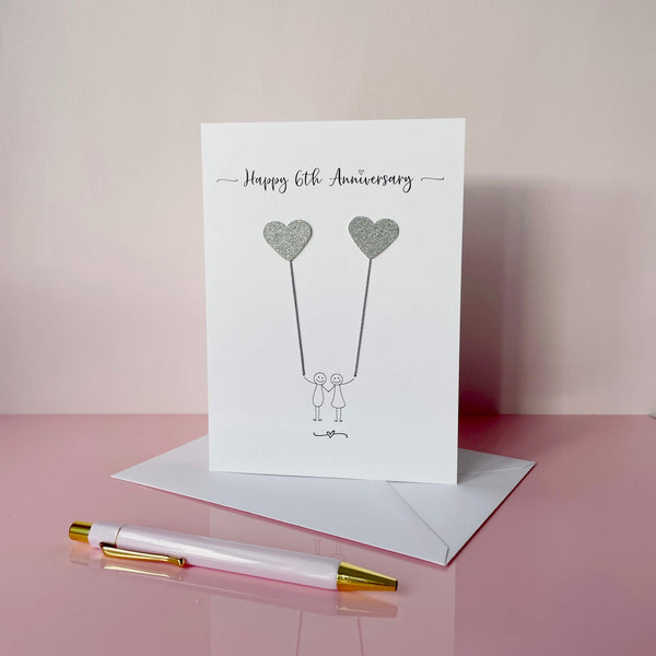 6th anniversary card - Iron anniversary