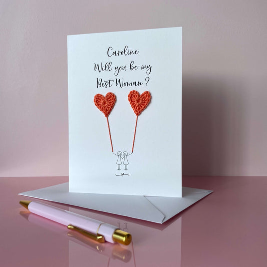 Will you be my Best Woman card