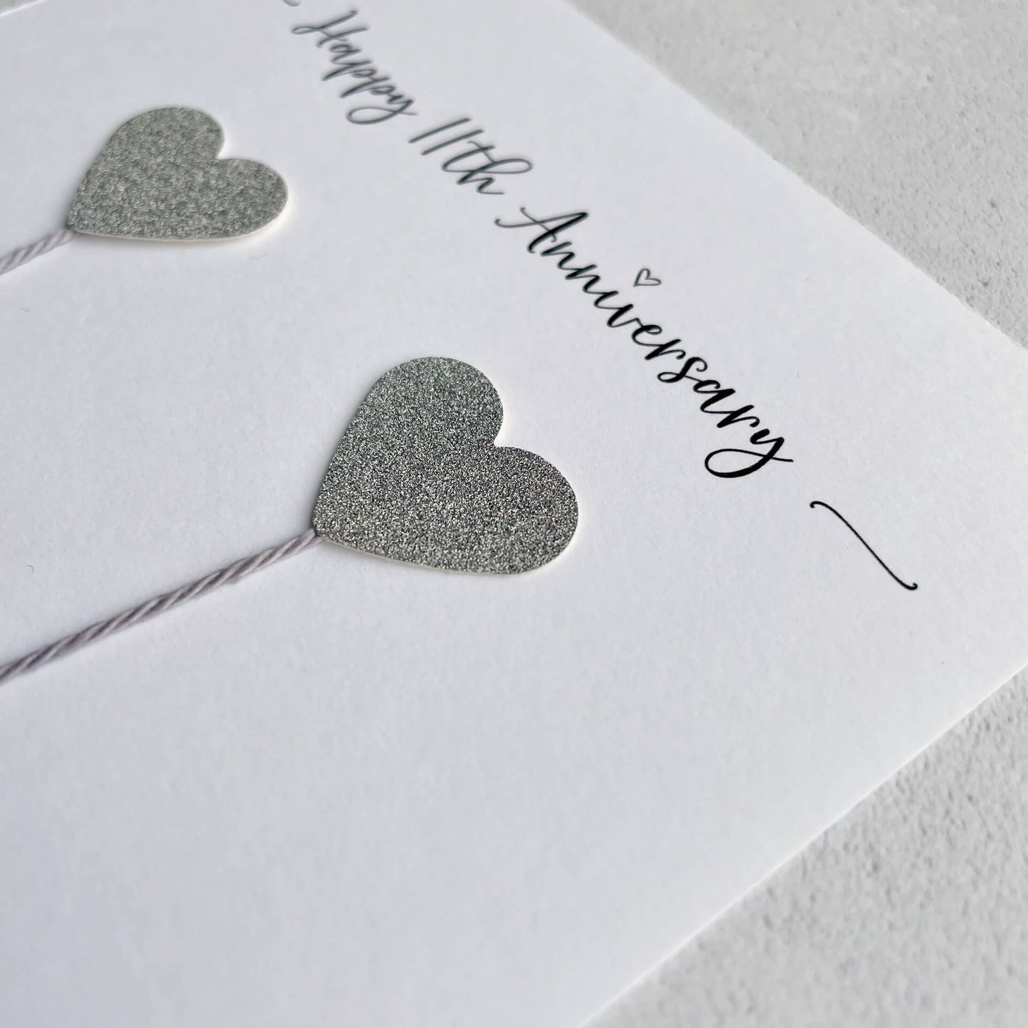 11th anniversary card - Steel anniversary