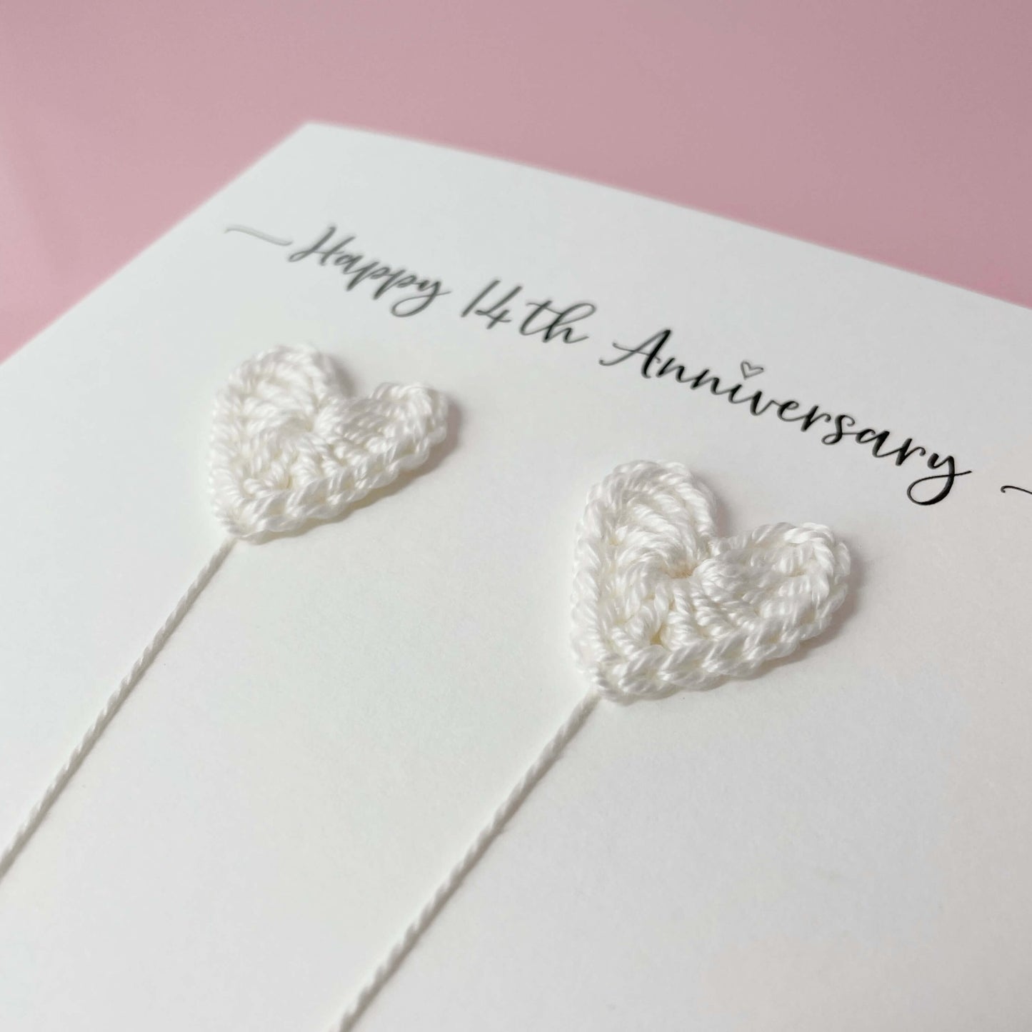 14th anniversary card - Ivory anniversary