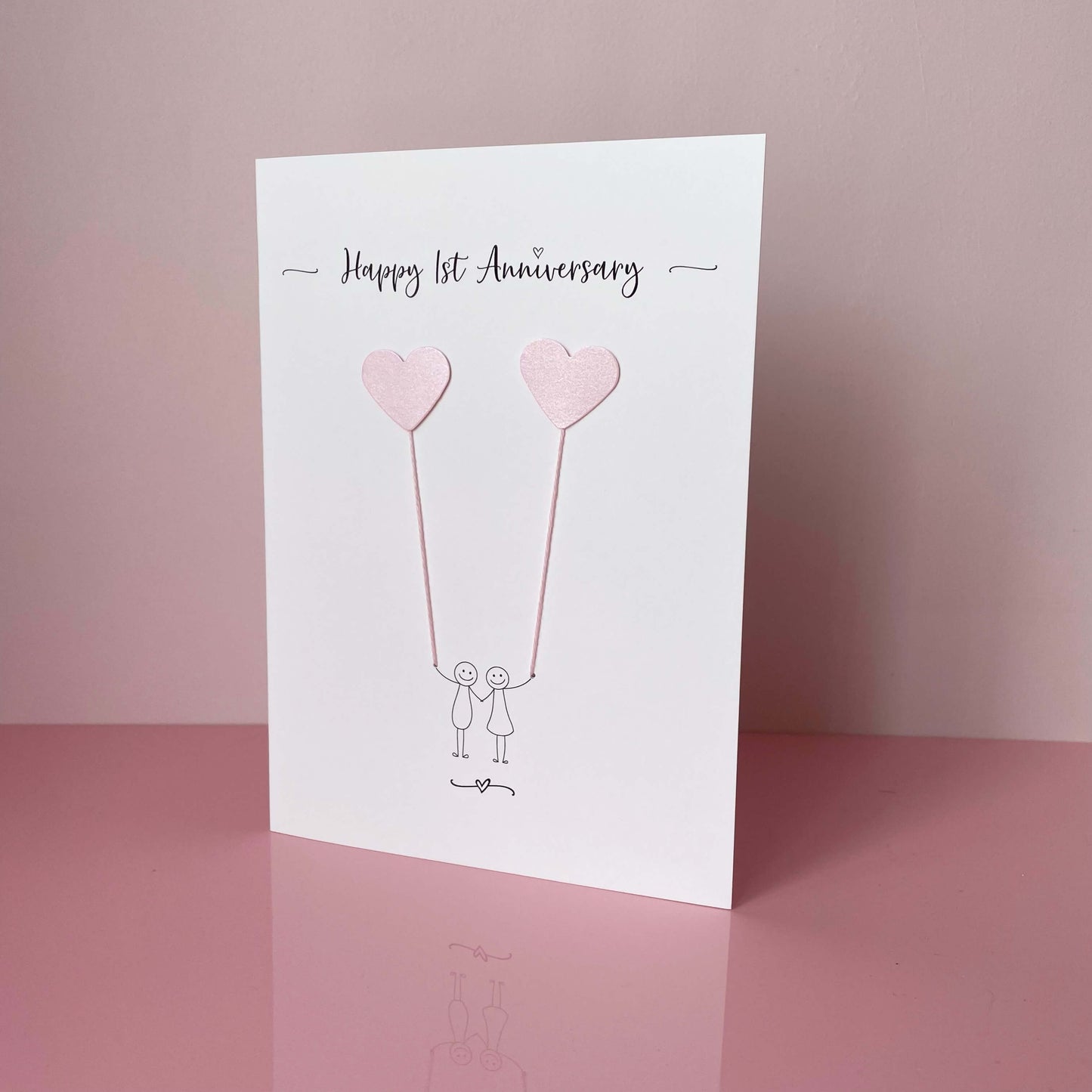 1st Anniversary Card – Paper anniversary