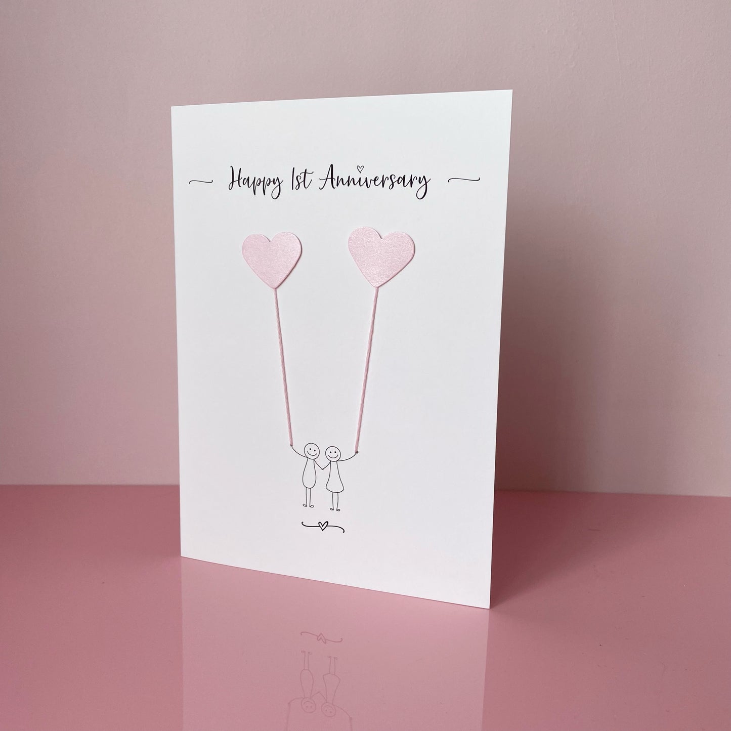 1st Anniversary Card – Paper anniversary