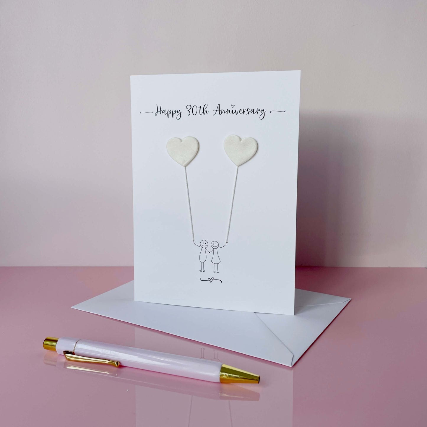 30th anniversary card - Pearl anniversary