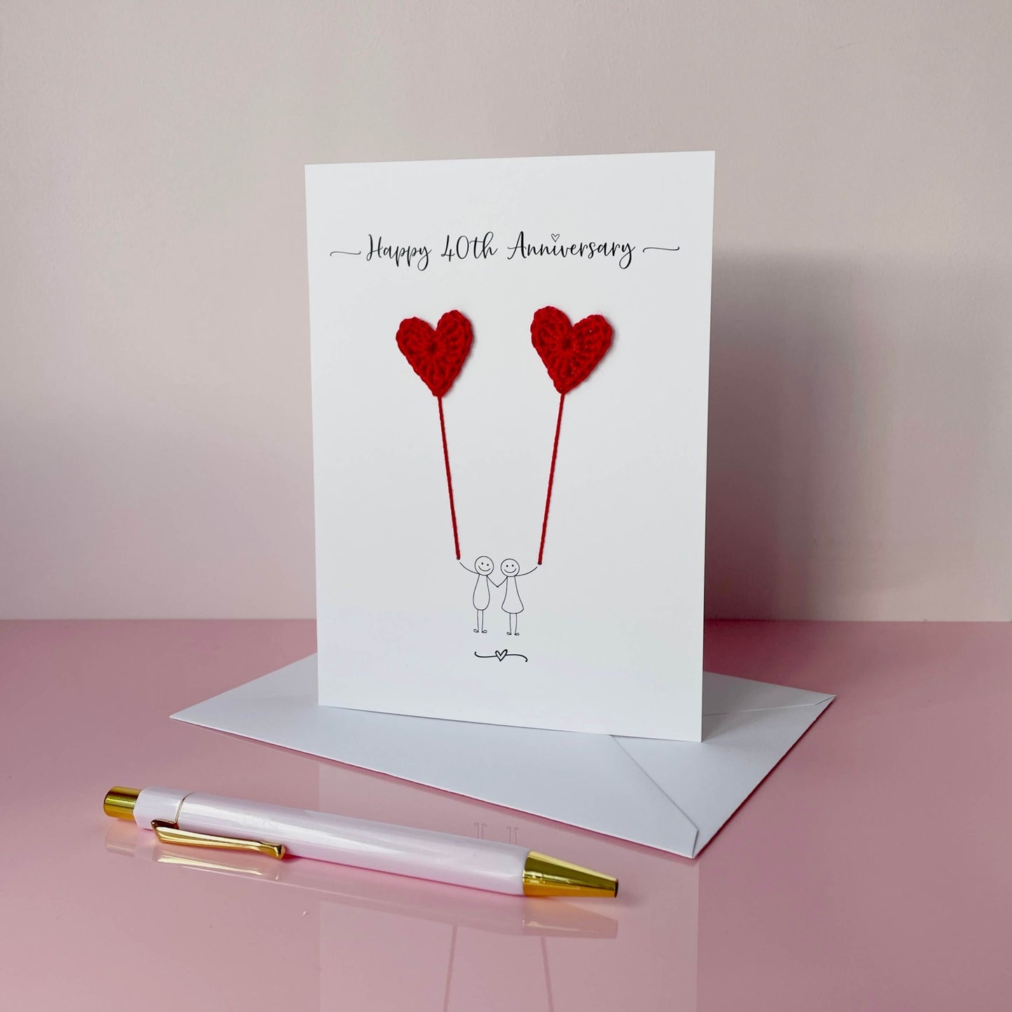 40th anniversary card - Ruby Anniversary