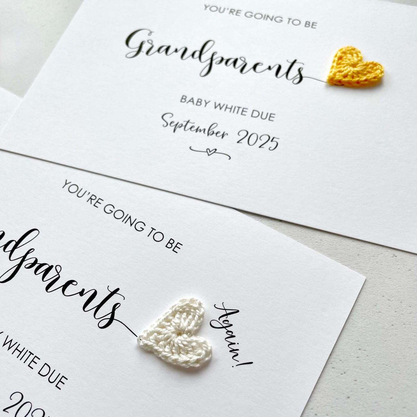 Going to be Grandparents card