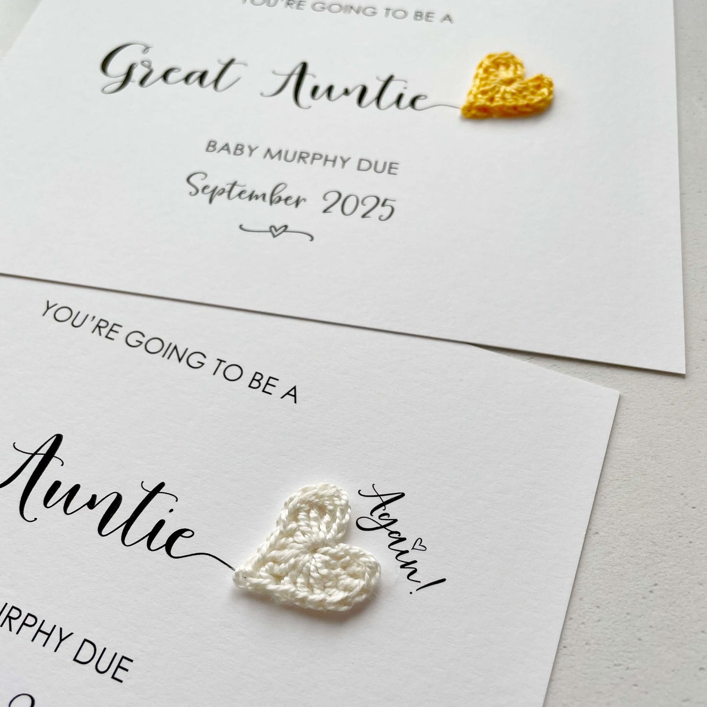 Going to be an Great Auntie card