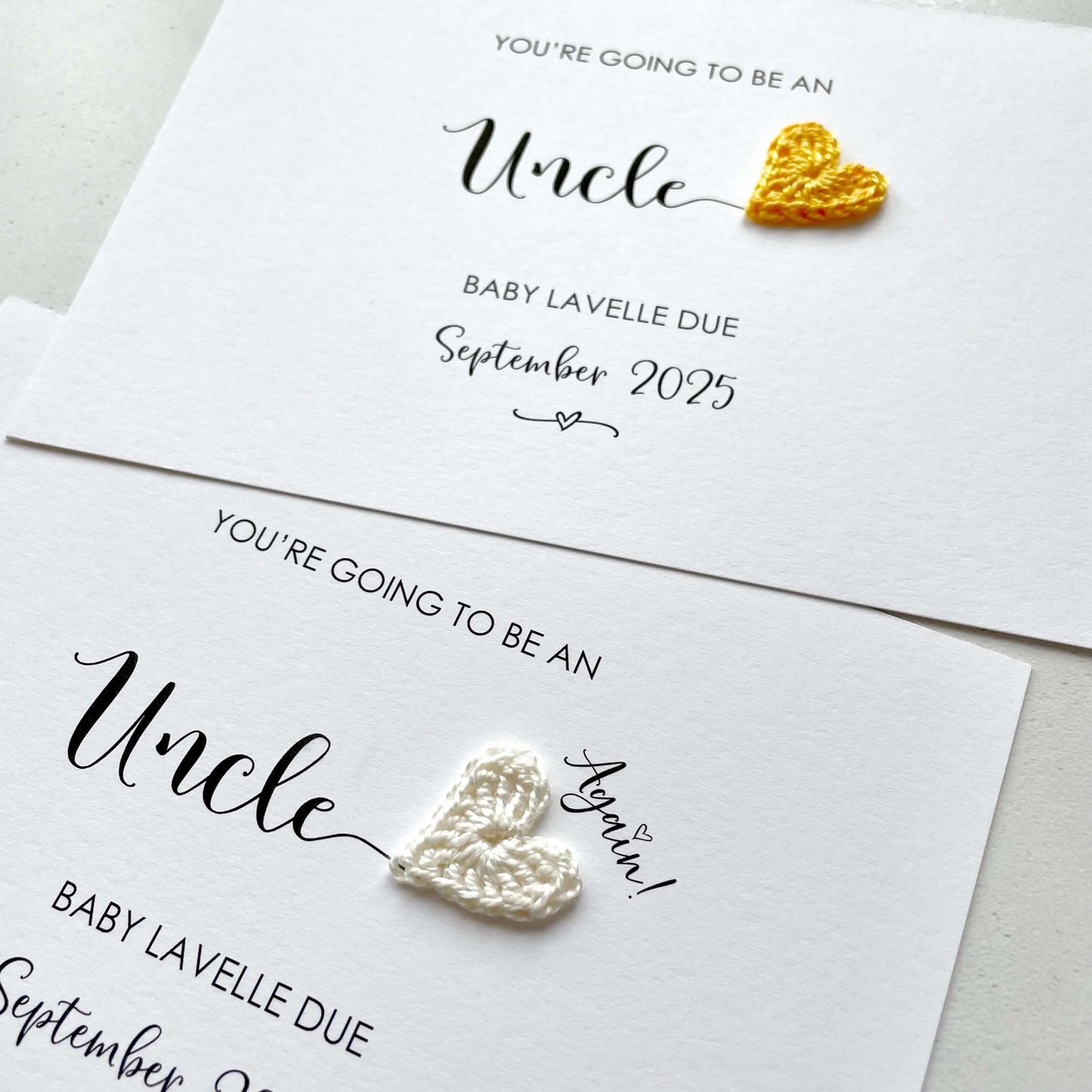 Going to be an Uncle card