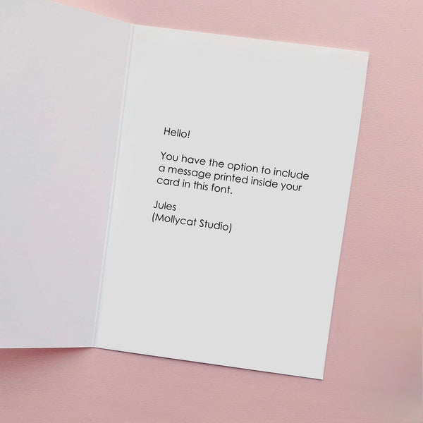 Personalised 1st Anniversary Card – Handmade with paper hearts