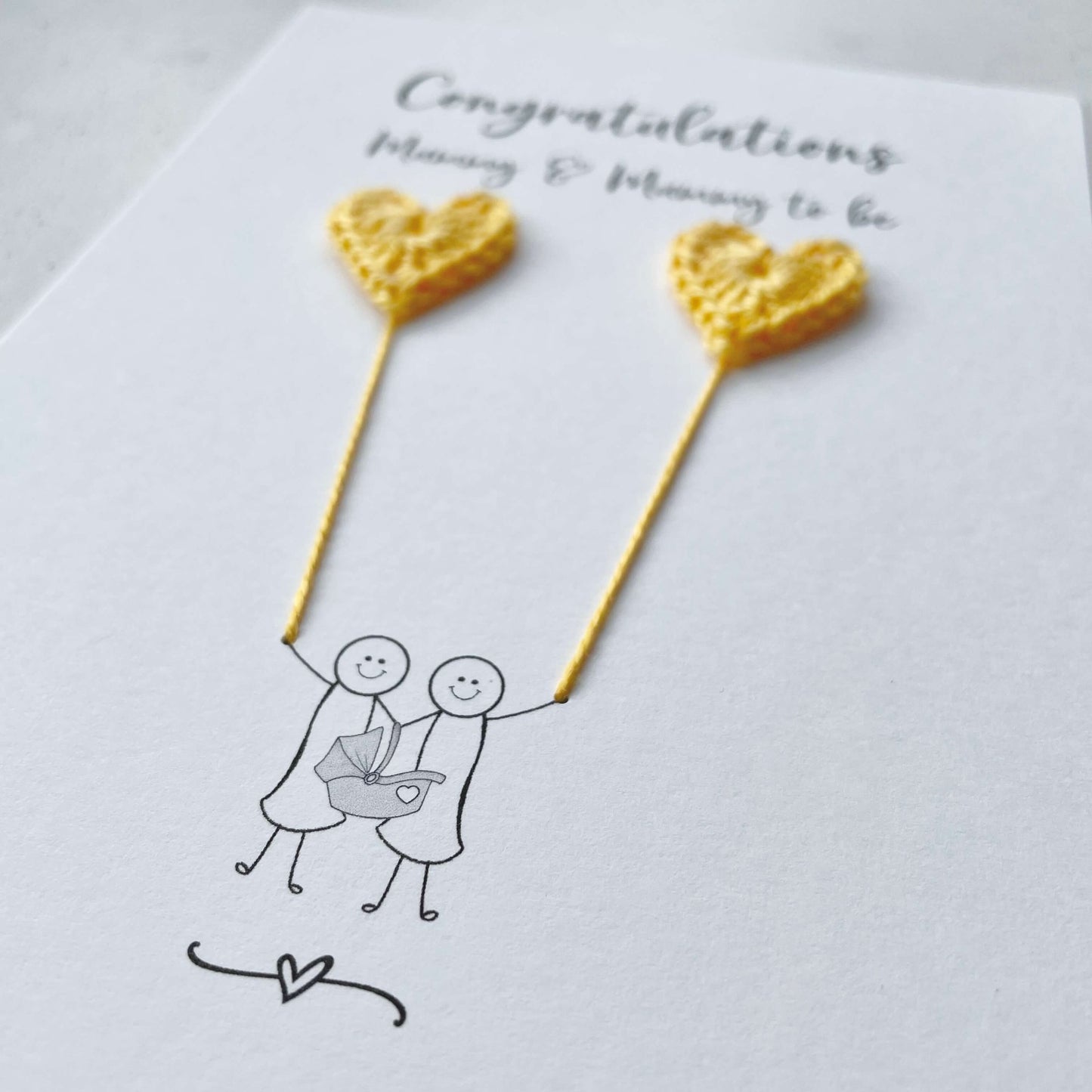 Mummy & Mummy to be card