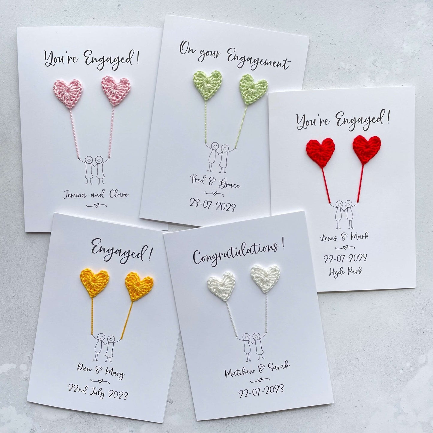 Personalised Engagement card