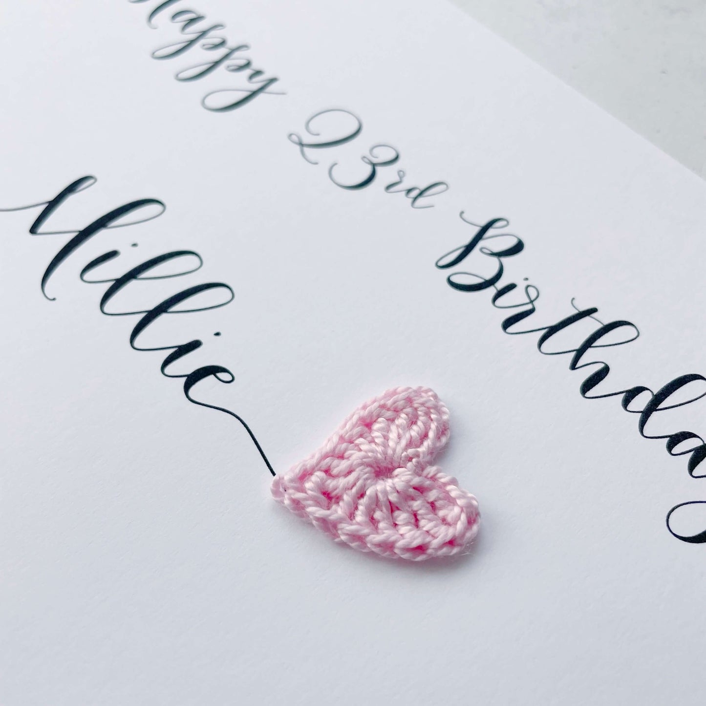 Personalised any age Birthday card