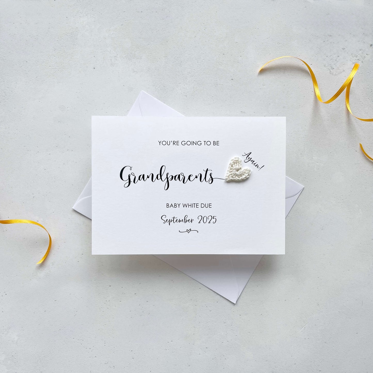 Going to be Grandparents card