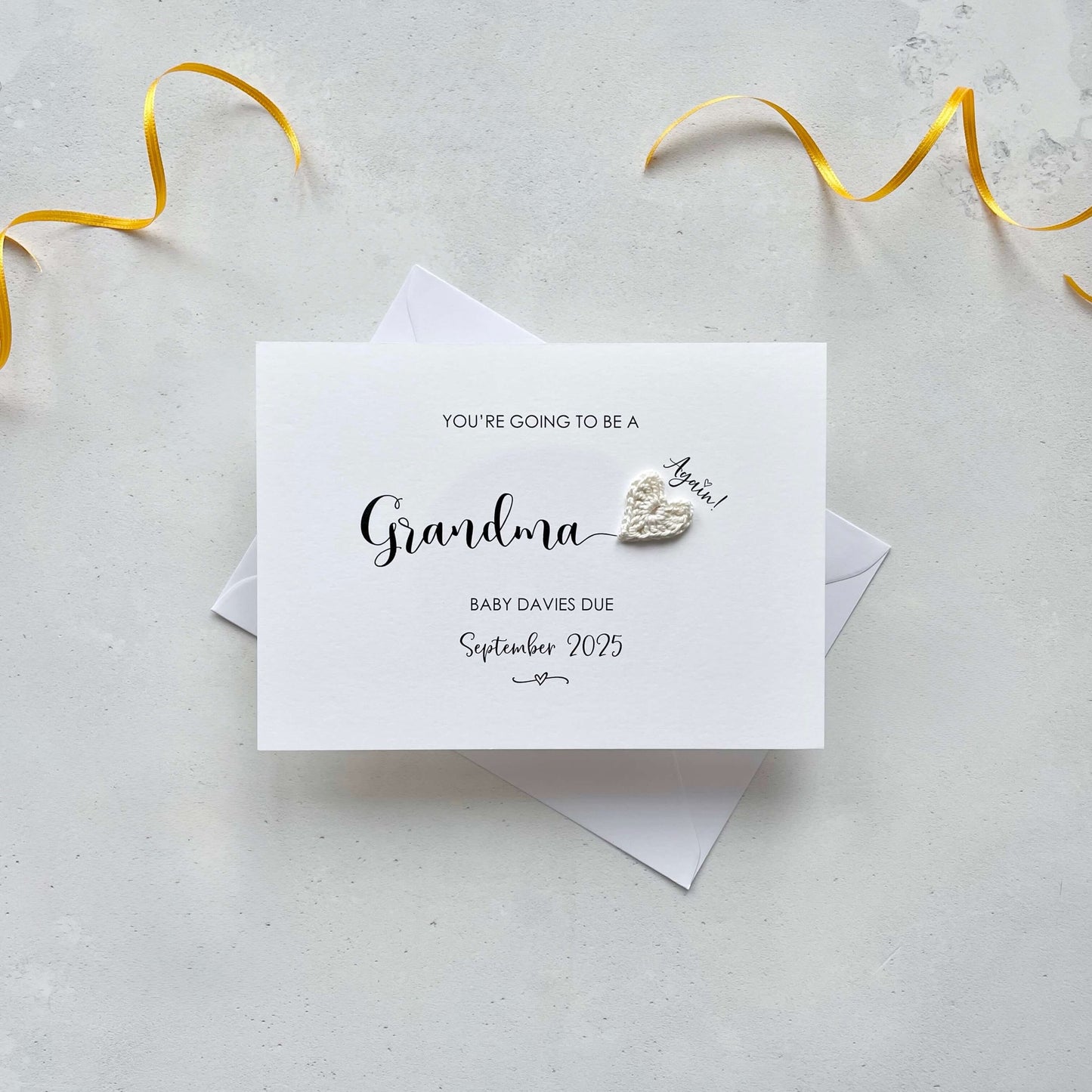 Going to be a Grandma card