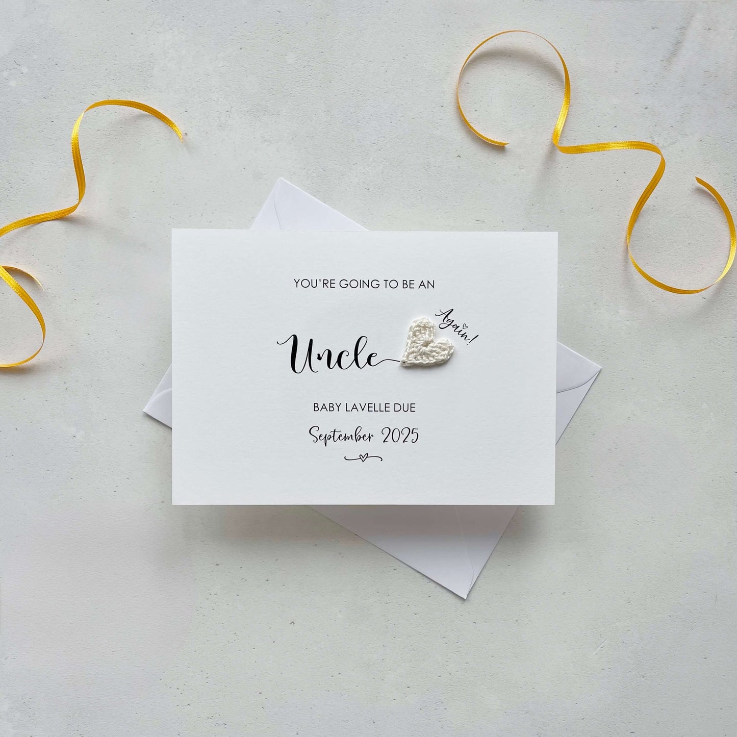 Going to be an Uncle card