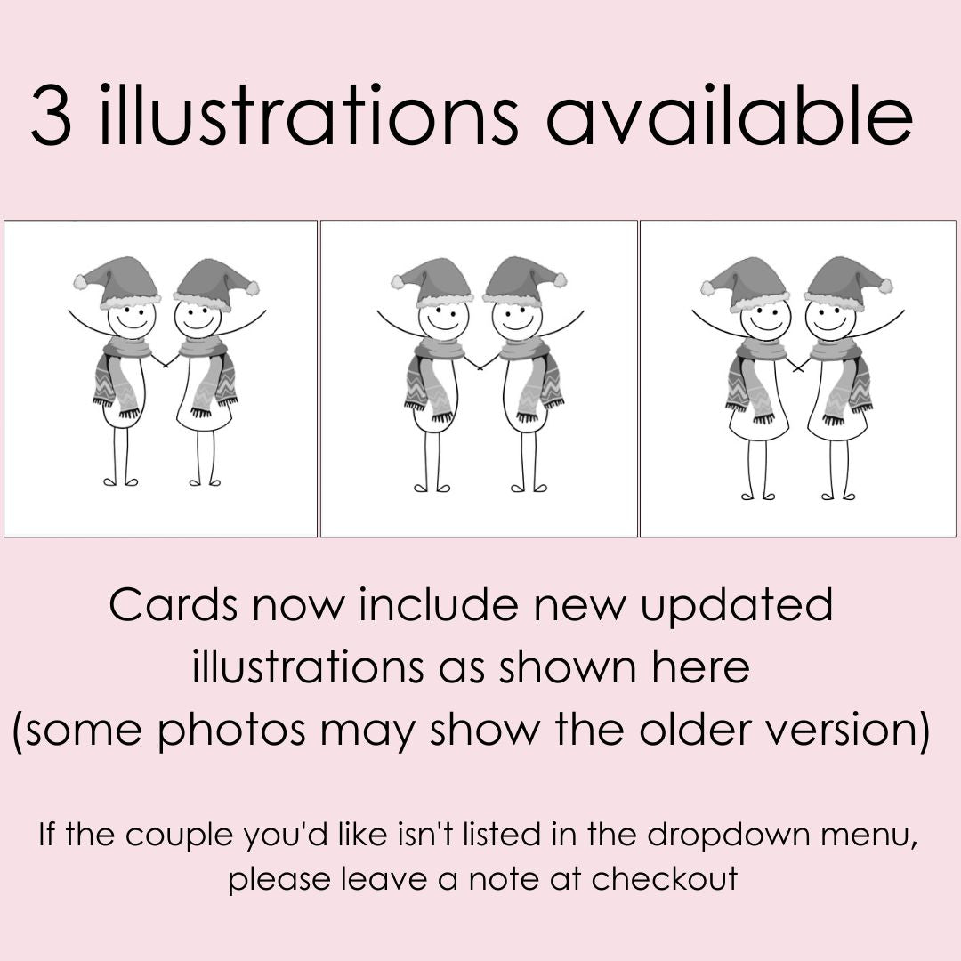 Adoptive family Christmas card