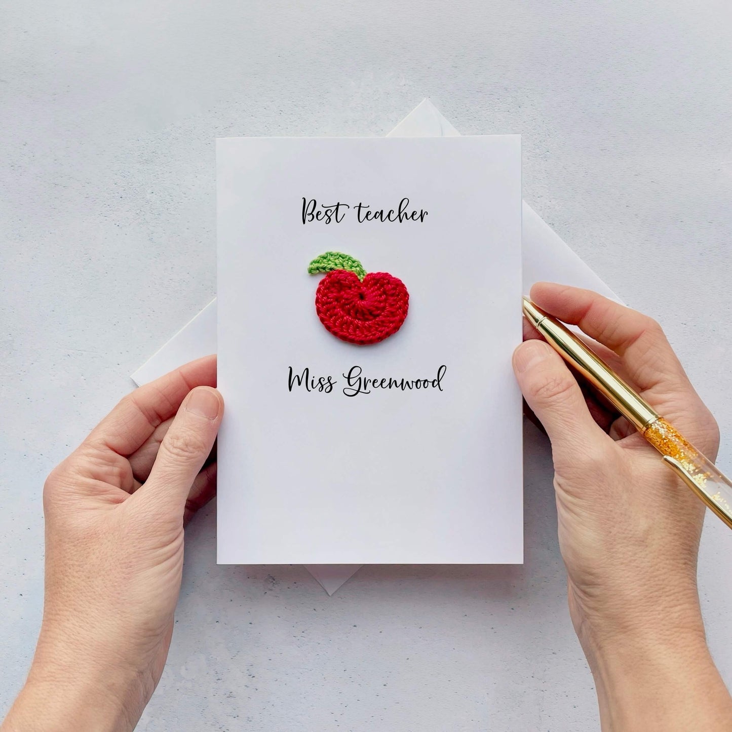 Thank you card for teacher/ teaching assistant