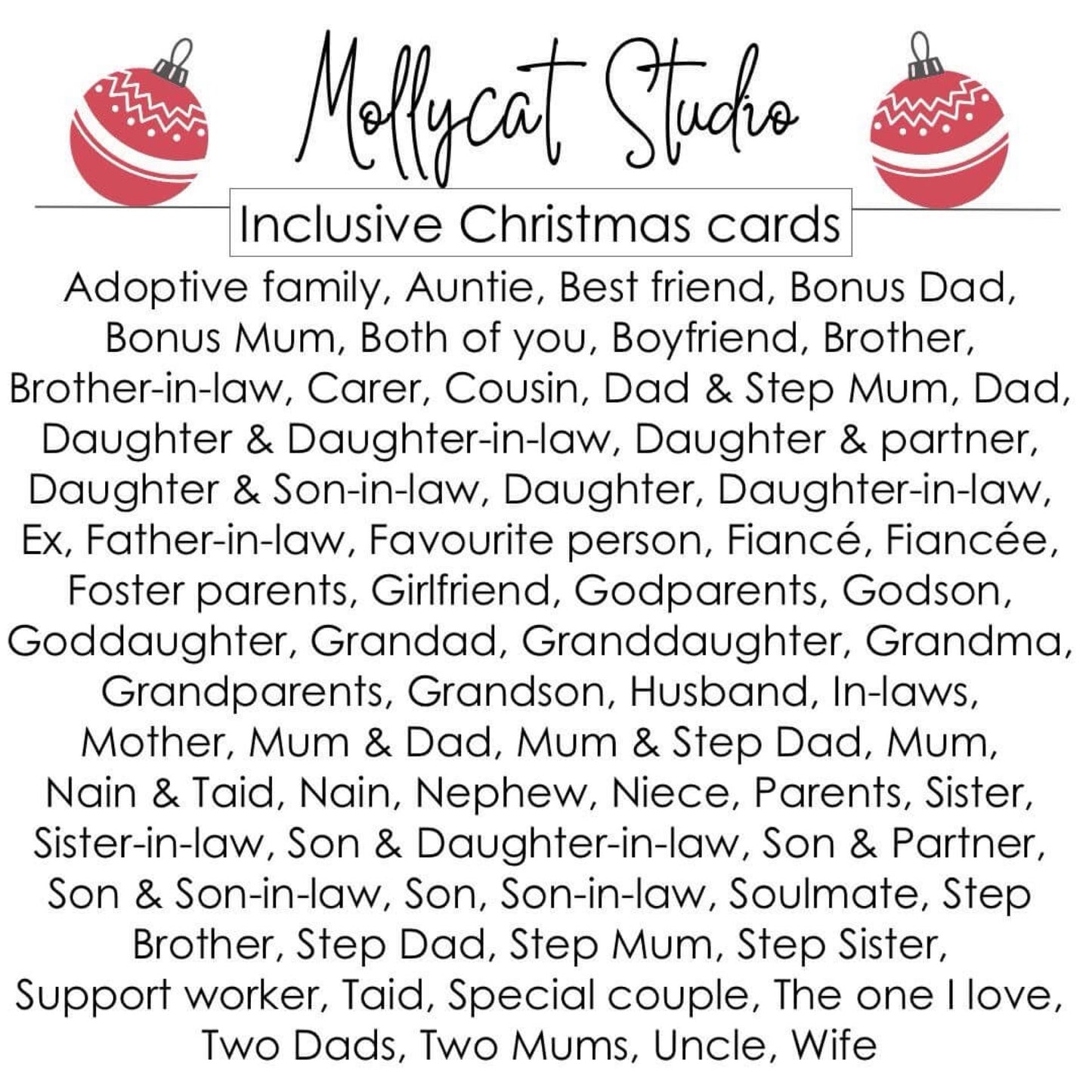 Bonus Mum Christmas Card