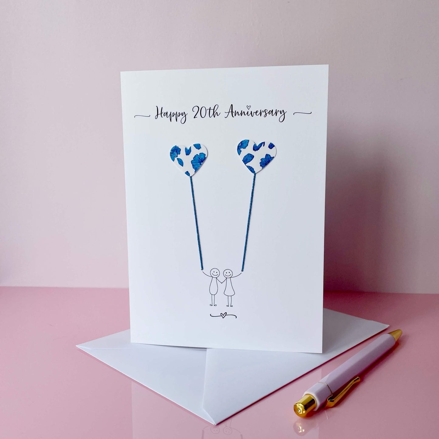 20th anniversary card - China anniversary