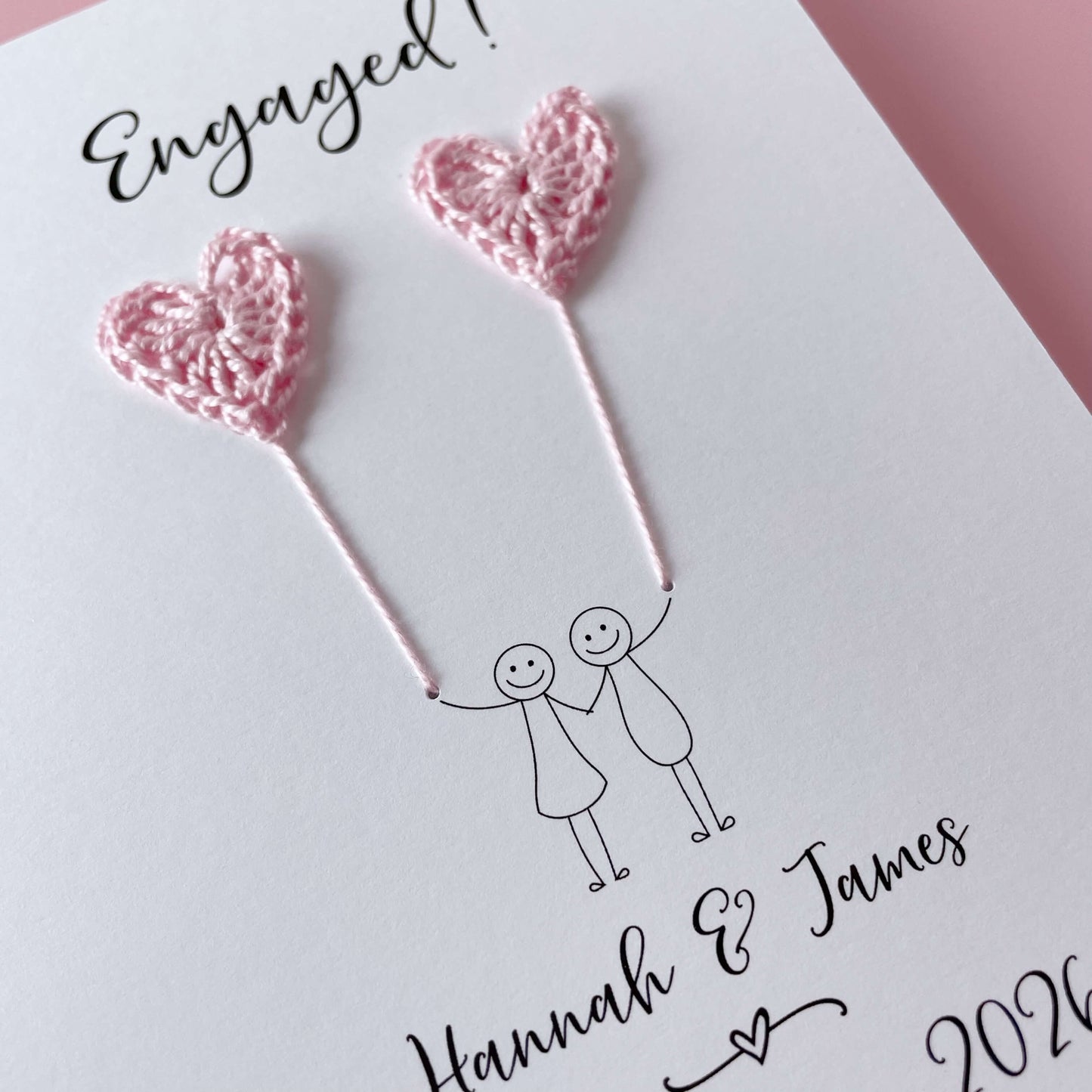 Personalised engagement card