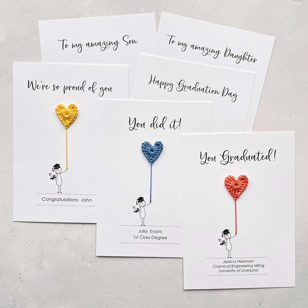 Personalised Graduation card
