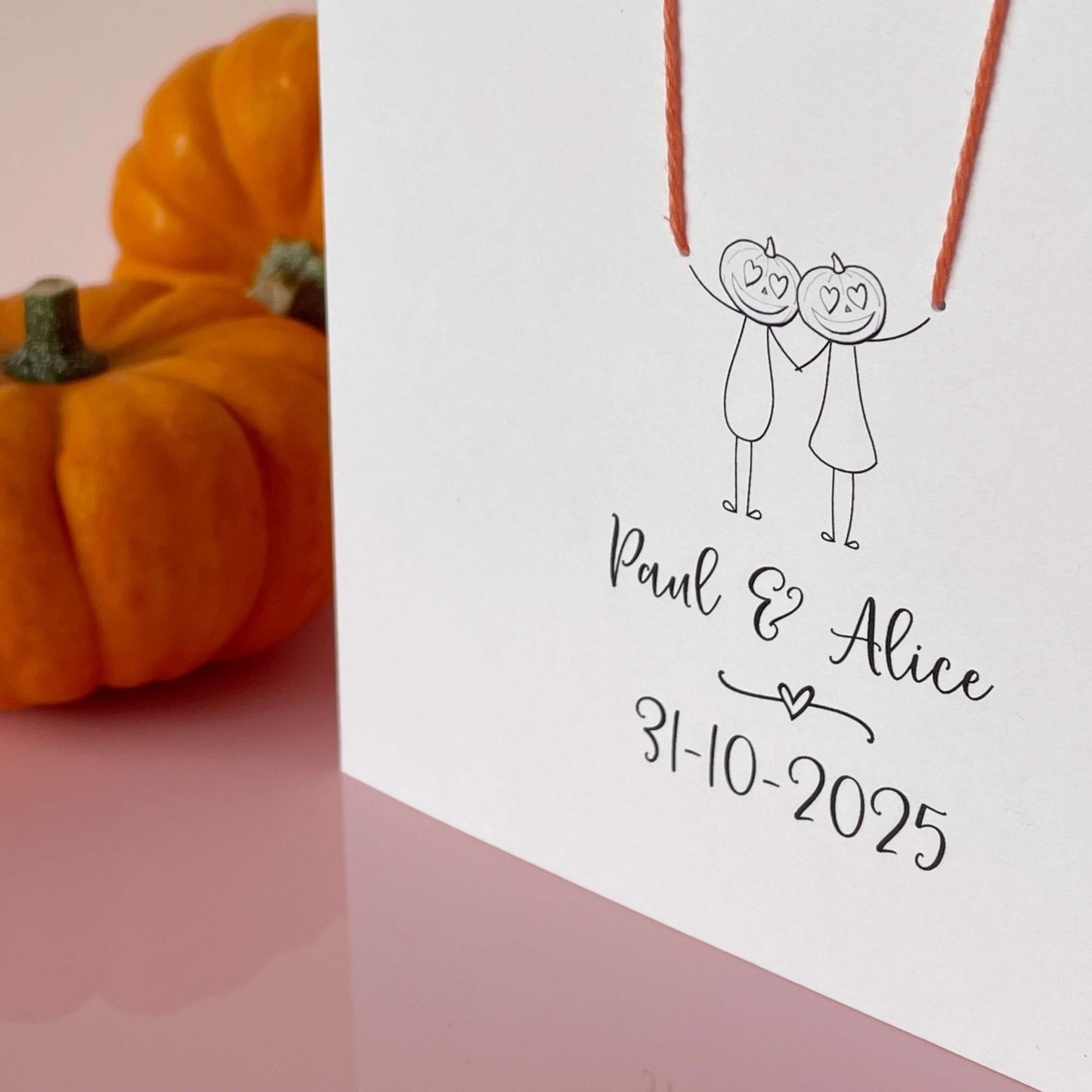 Halloween Wedding card
