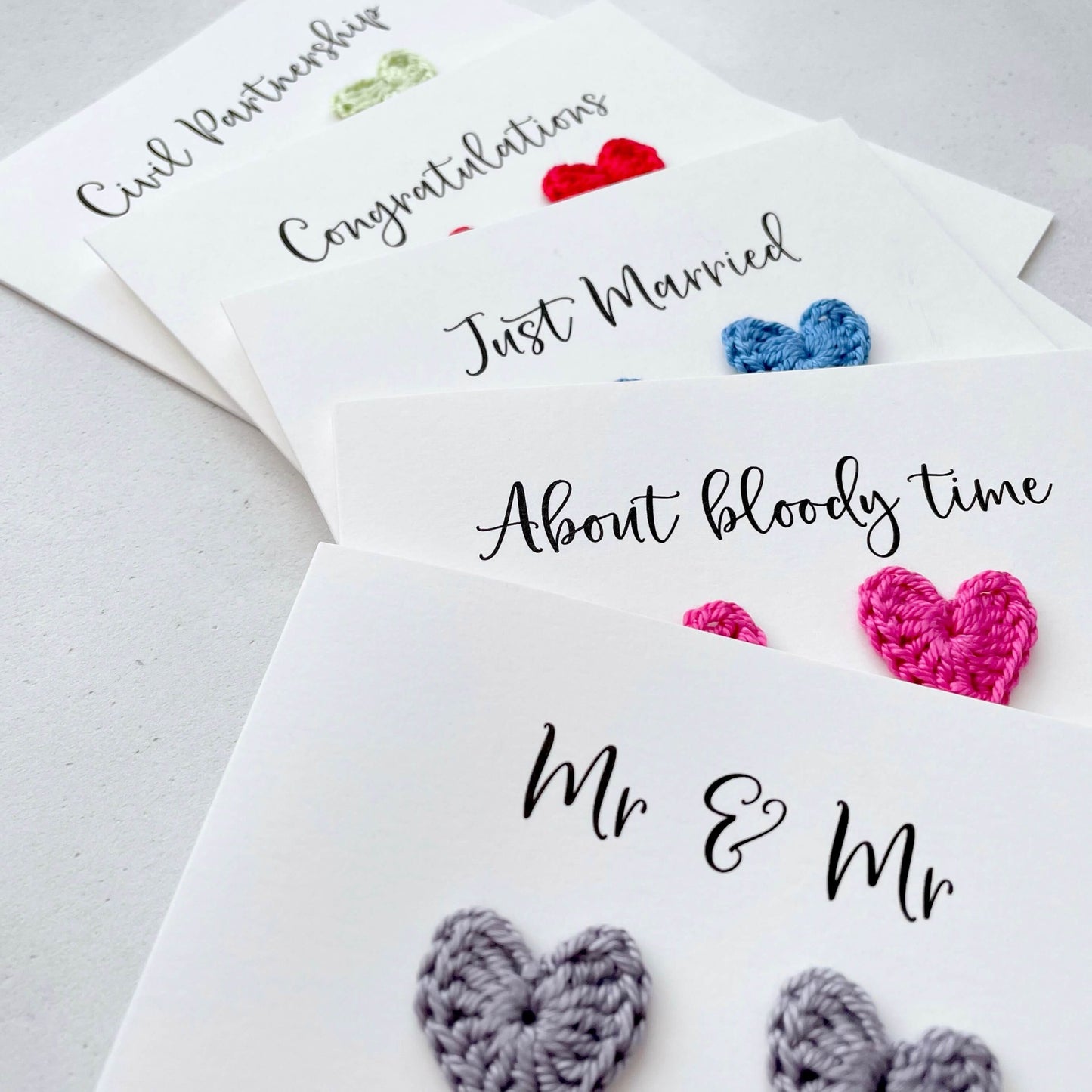 Personalised Mr & Mr Wedding card