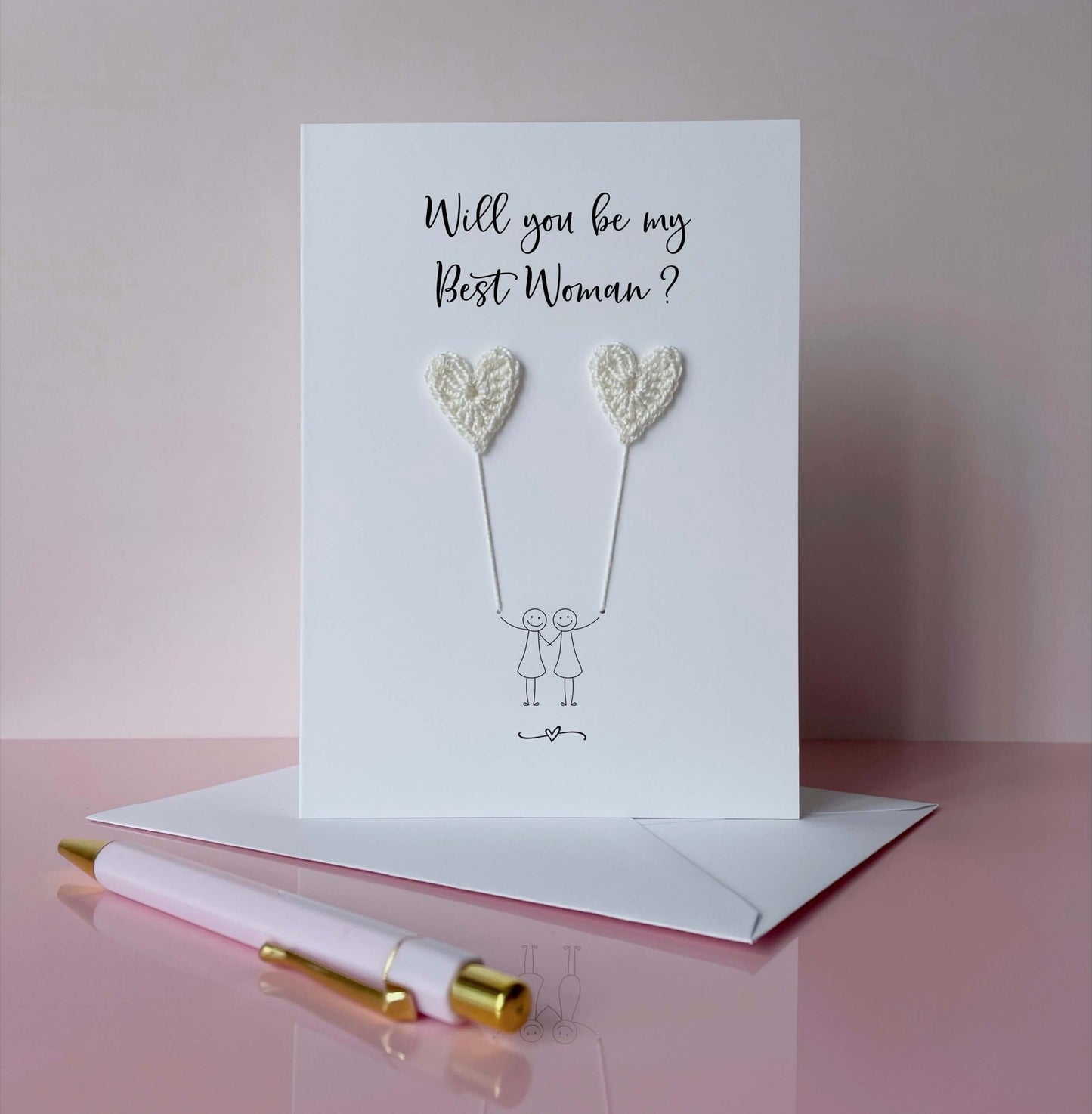 Personalised Will you be my Best Woman card