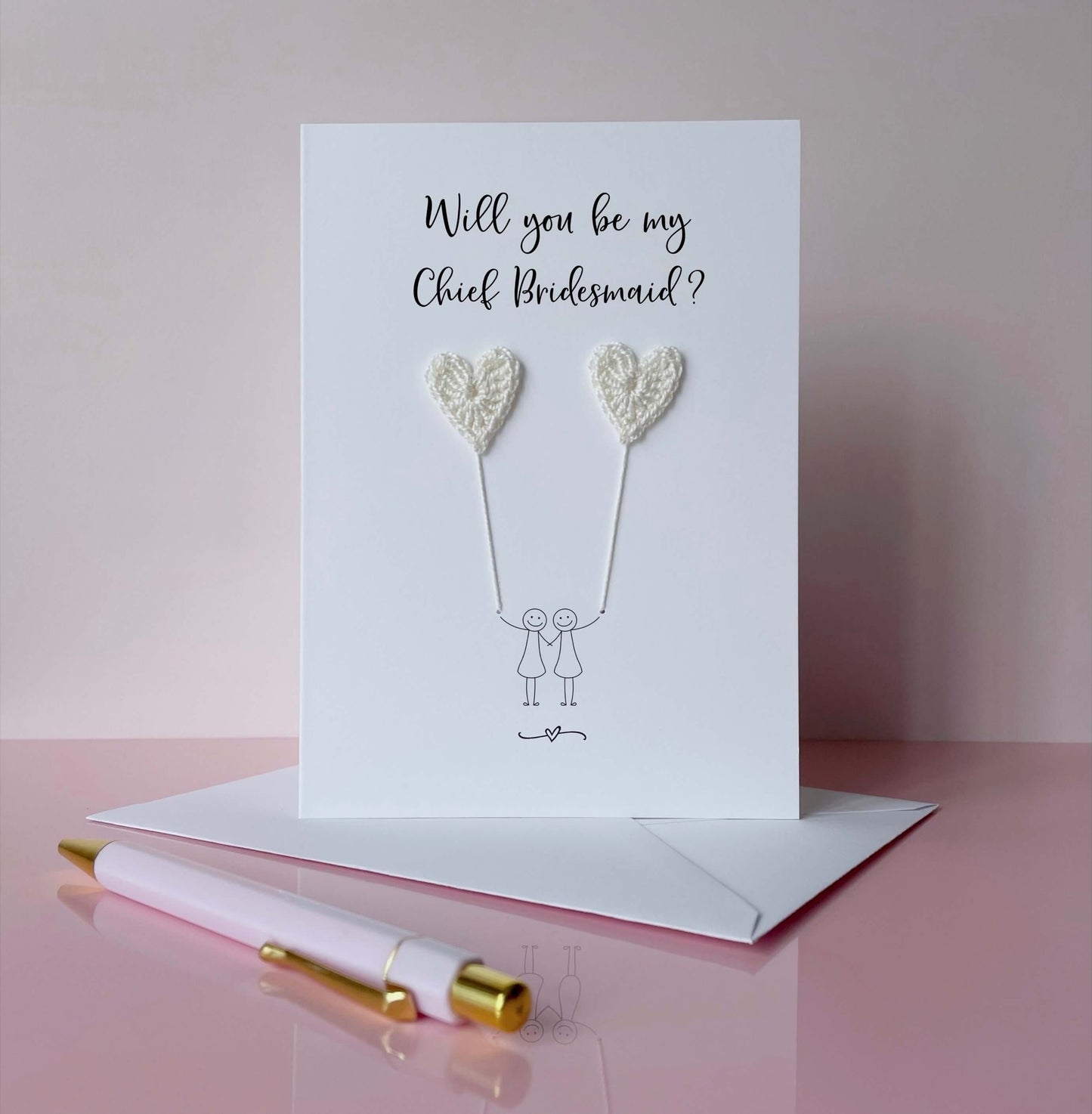Personalised Will you be my Chief Bridesmaid card