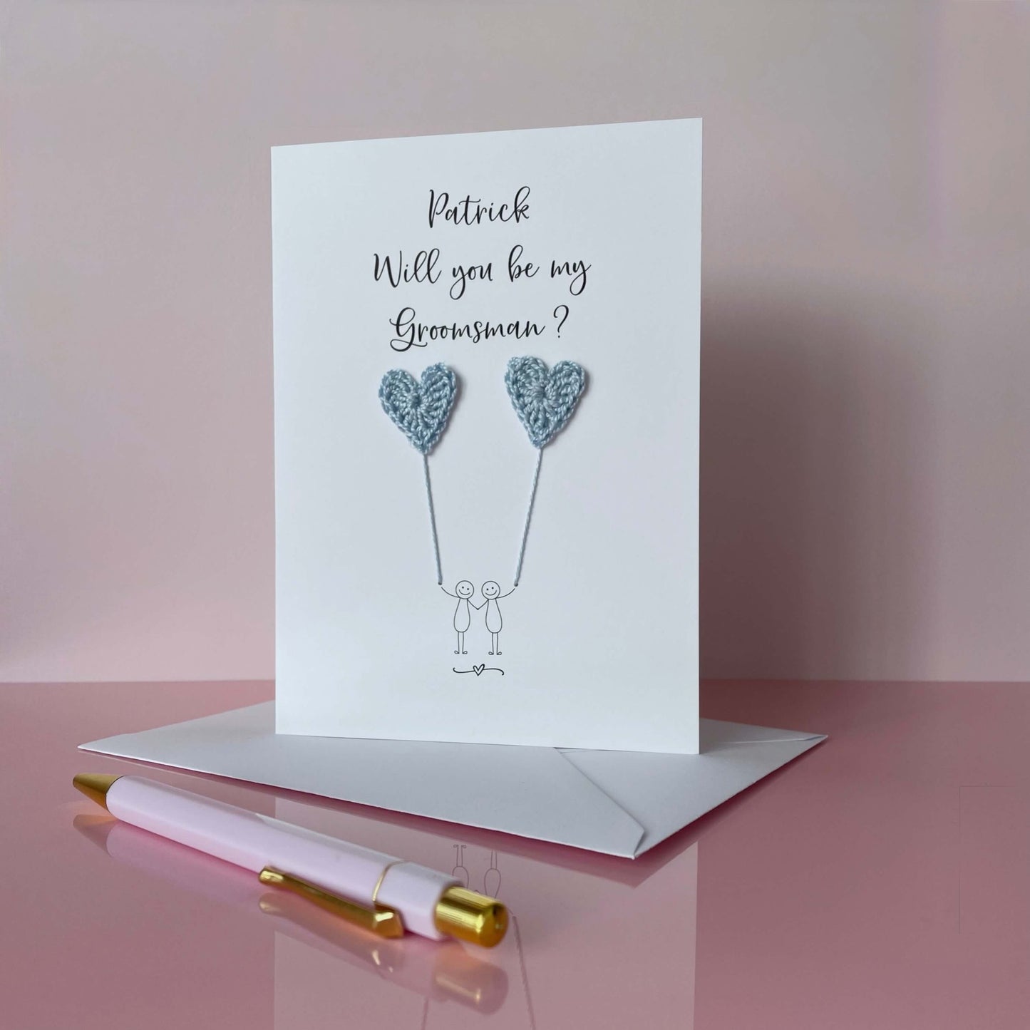 Personalised Will you be my Groomsman card
