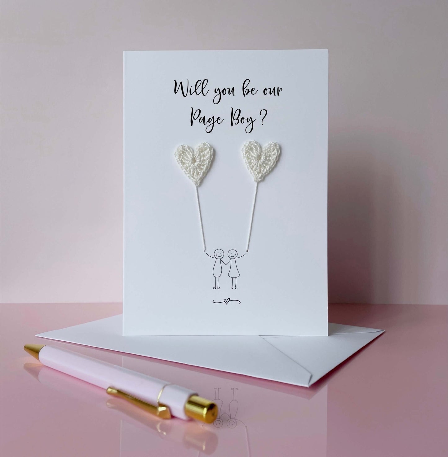 Personalised Will you be our Page Boy card