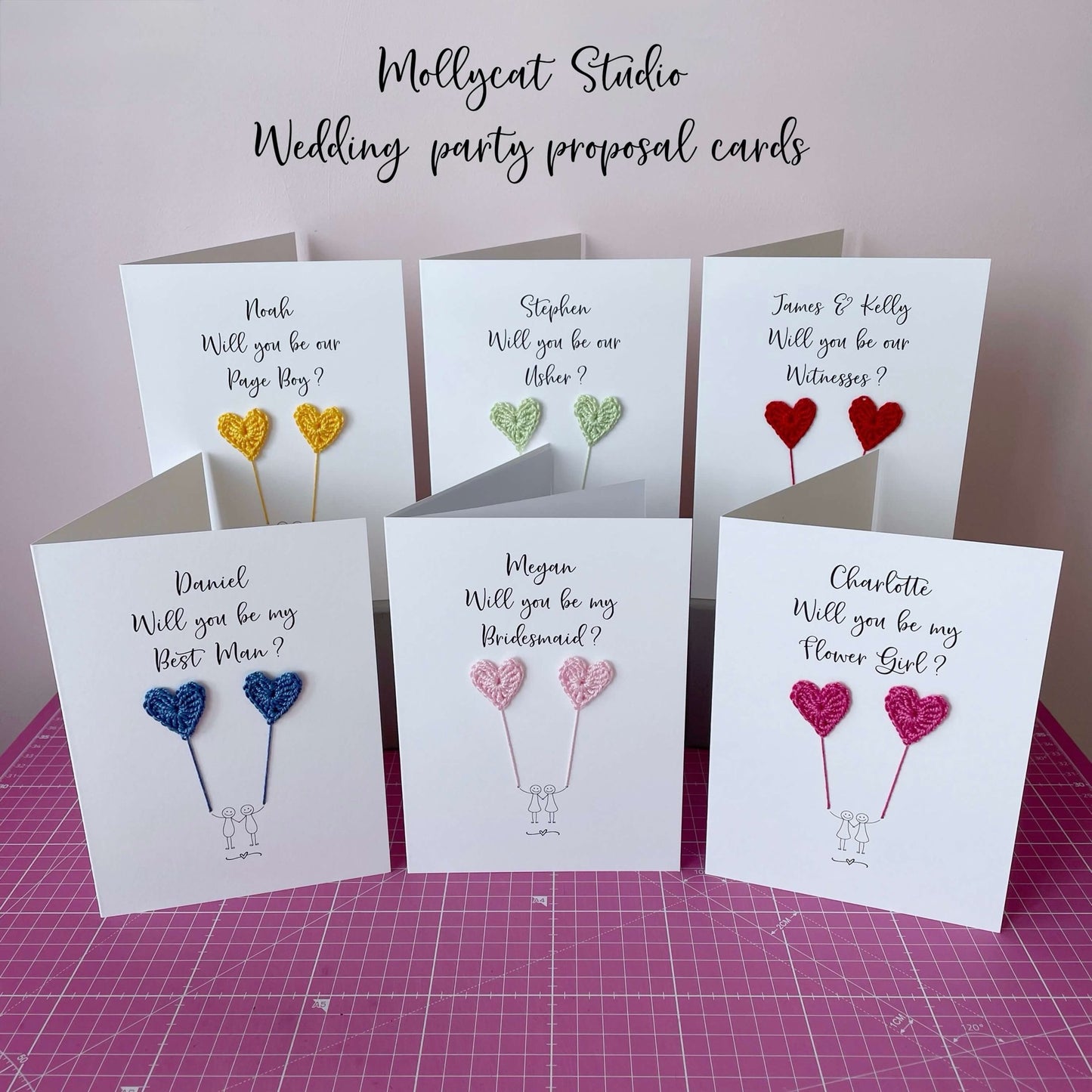 Personalised Will you read at our wedding card