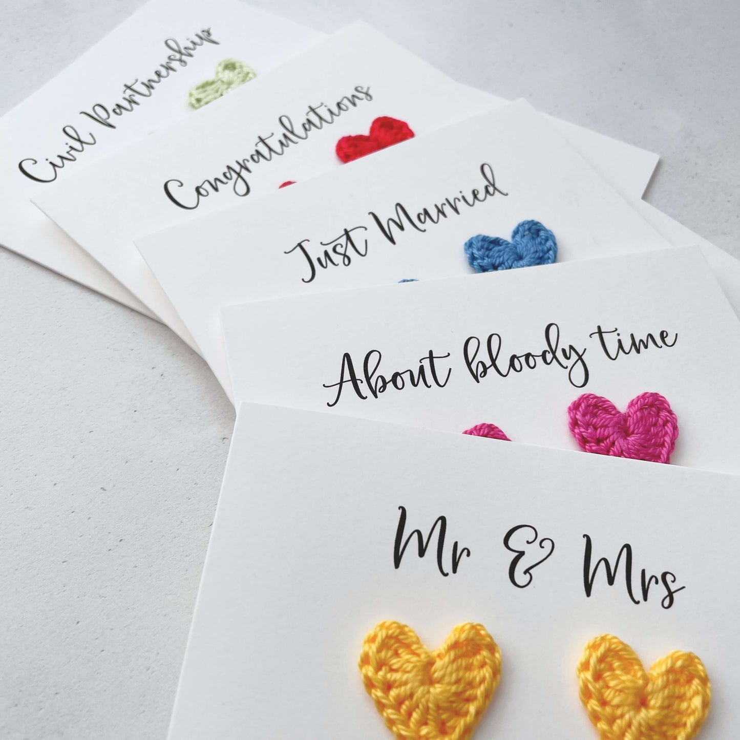 Personalised Mr & Mrs Wedding card