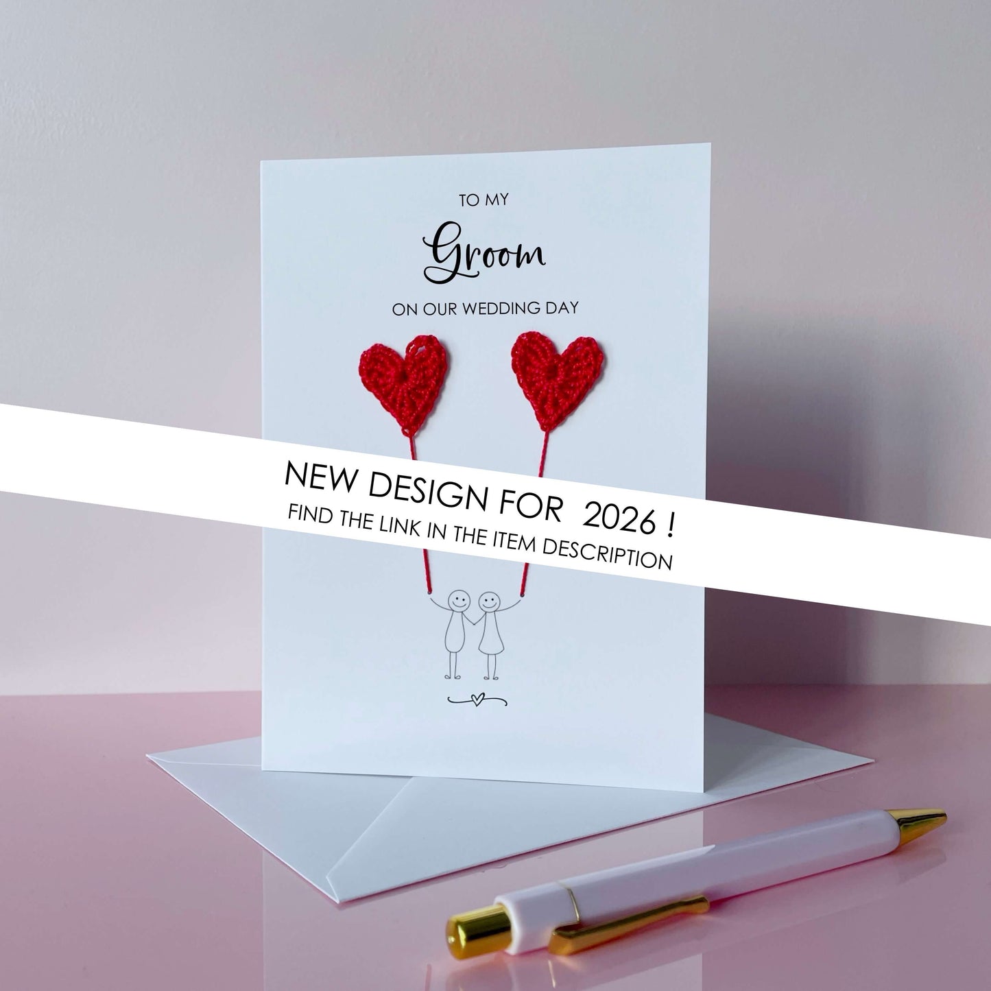 Groom wedding day card