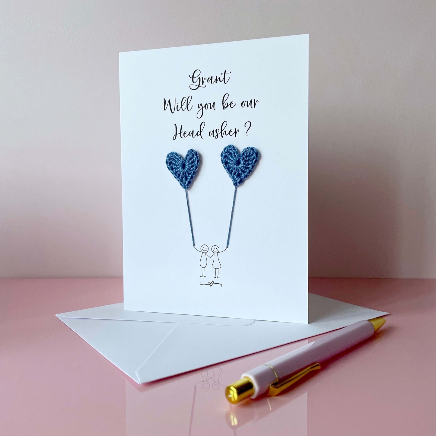 Personalised Will you be our Head usher card