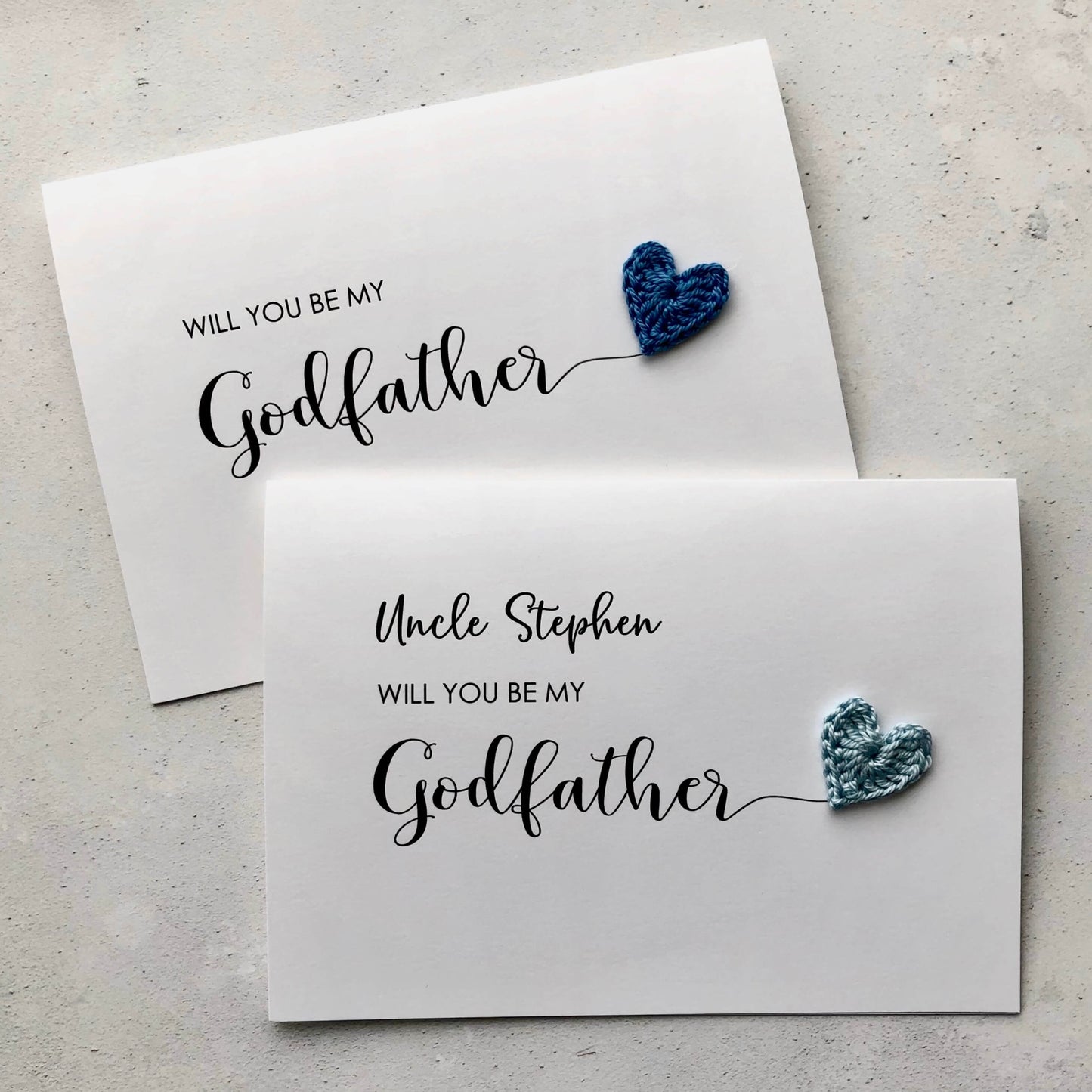 Will you be my Godfather card